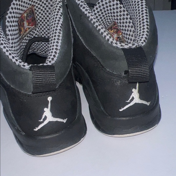 Jordan Black and Gray High-Top Sneakers - Picture 3 of 12